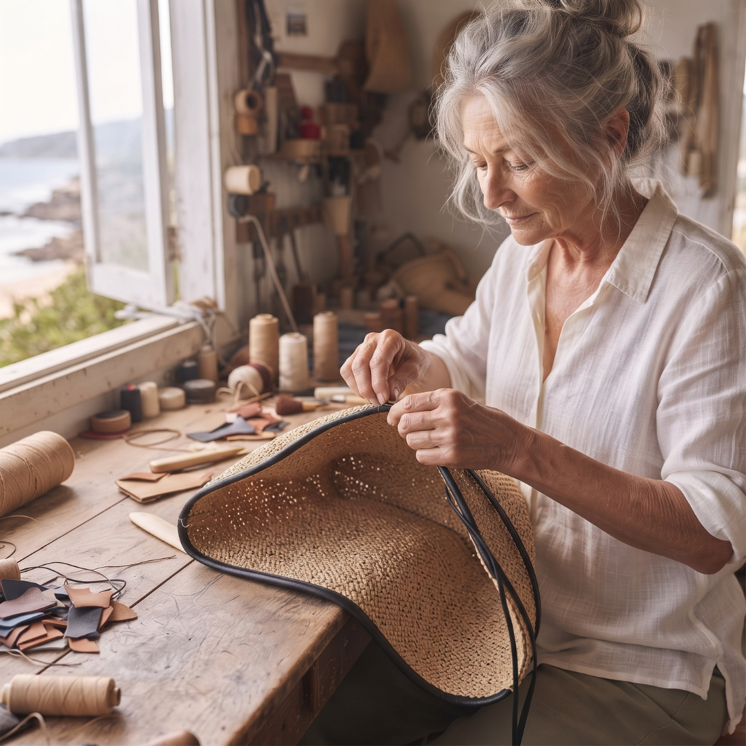 The Noosa — Woven Shoulder Bag