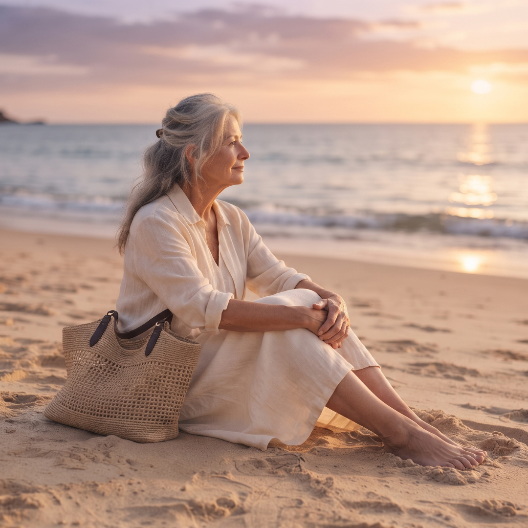 The Avalon — Open-Weave Shoulder Tote