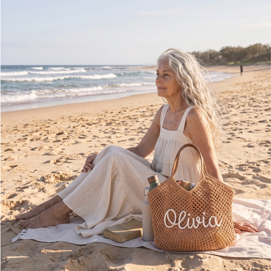 Hand Made Personalised Crochet Tote Bag