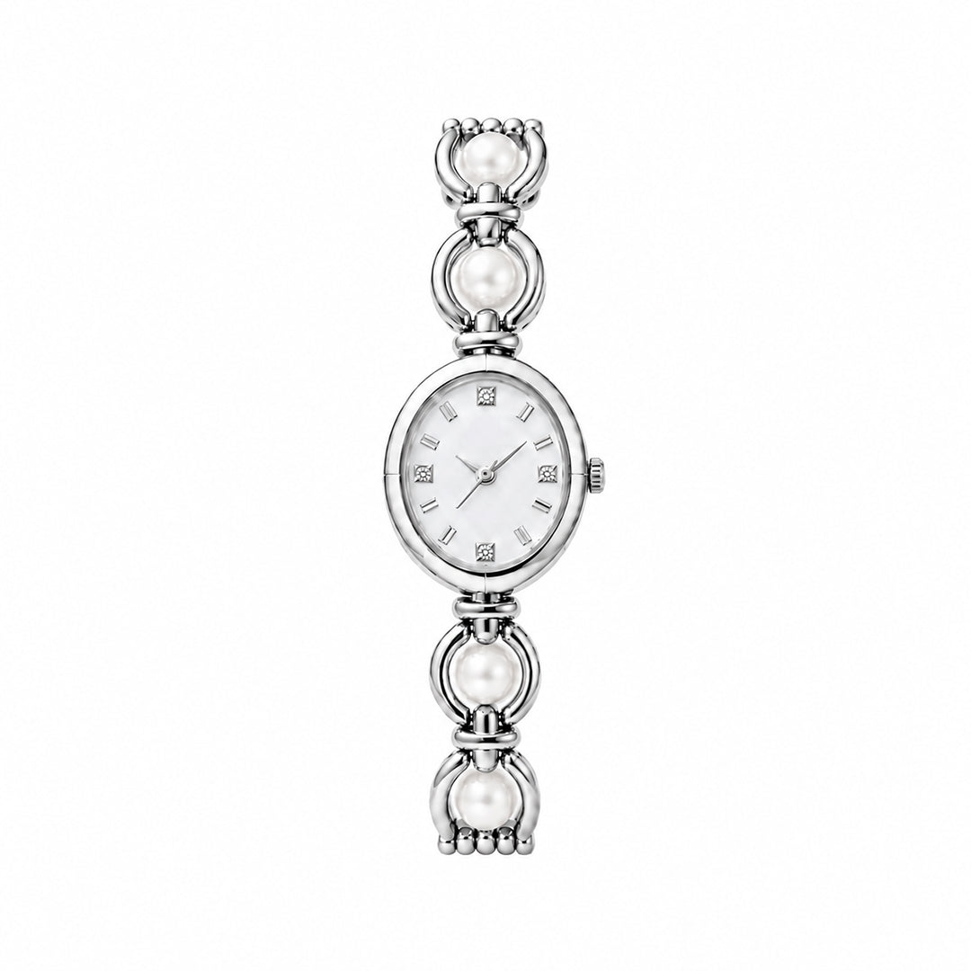 Hina Pearl Watch Silver