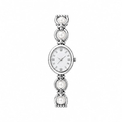 Hina Pearl Watch Silver