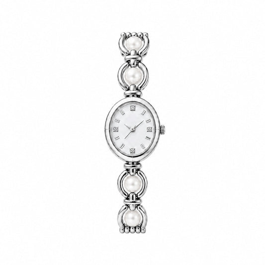Hina Pearl Watch Silver