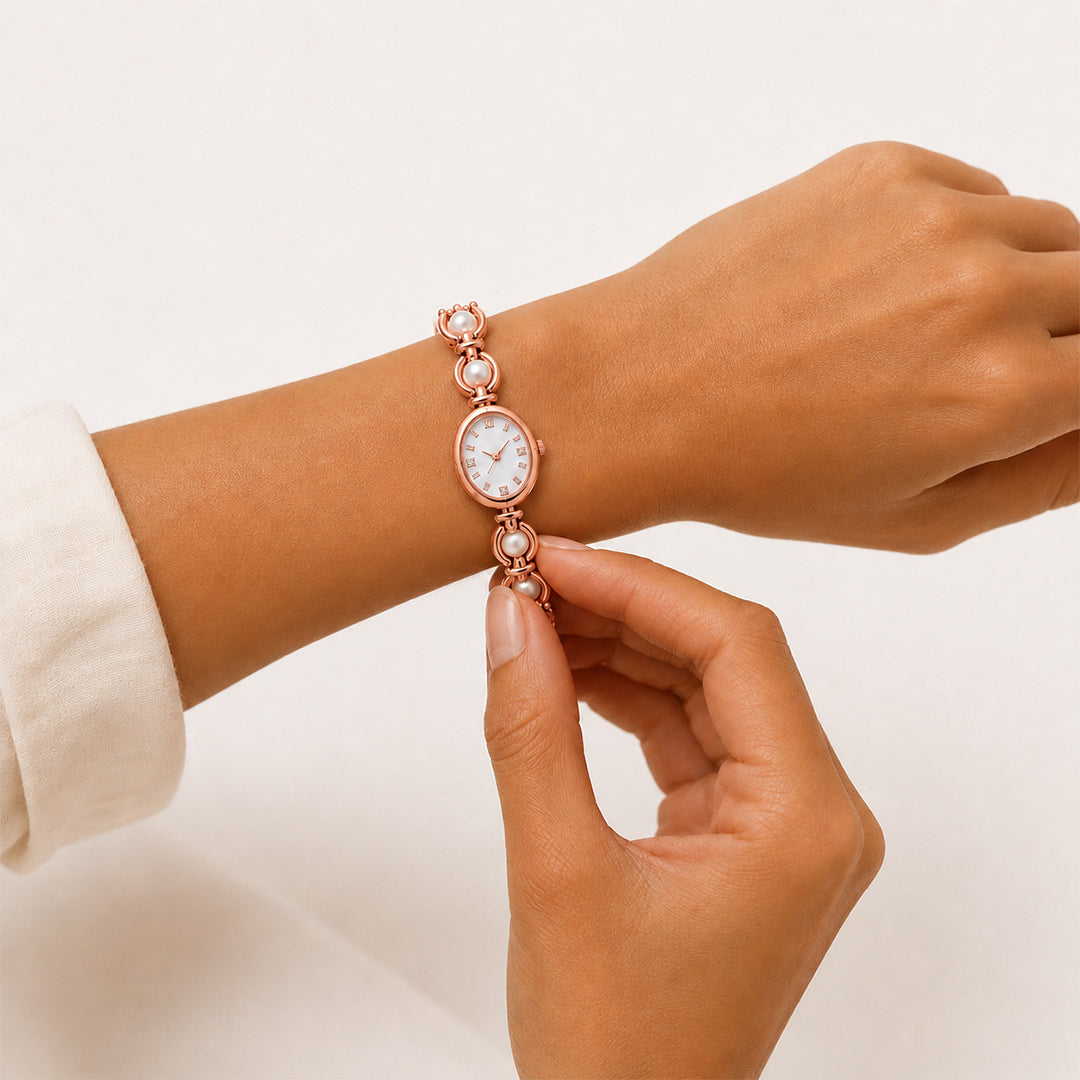 Hina Pearl Watch Rose