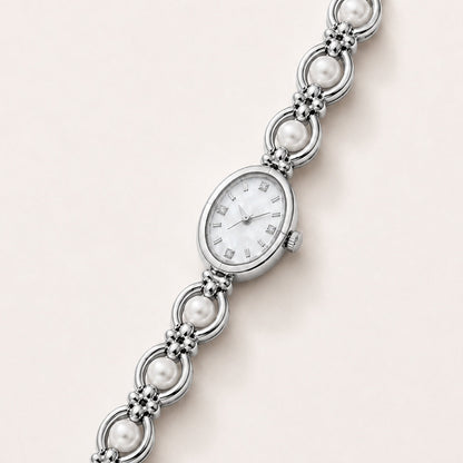 Hina Pearl Watch Silver